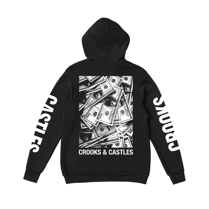 HOODY MONEY STACK - BLK